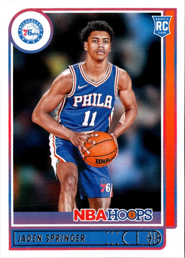 2021 Hoops Blue Jaden Springer #239