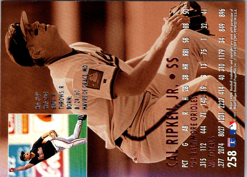 1995 Ultra Cal Ripken Jr.