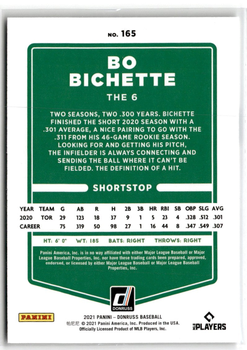 2020 Panini Chronicles Status Bo Bichette