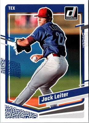2023 Donruss Holo Blue Jack Leiter #118