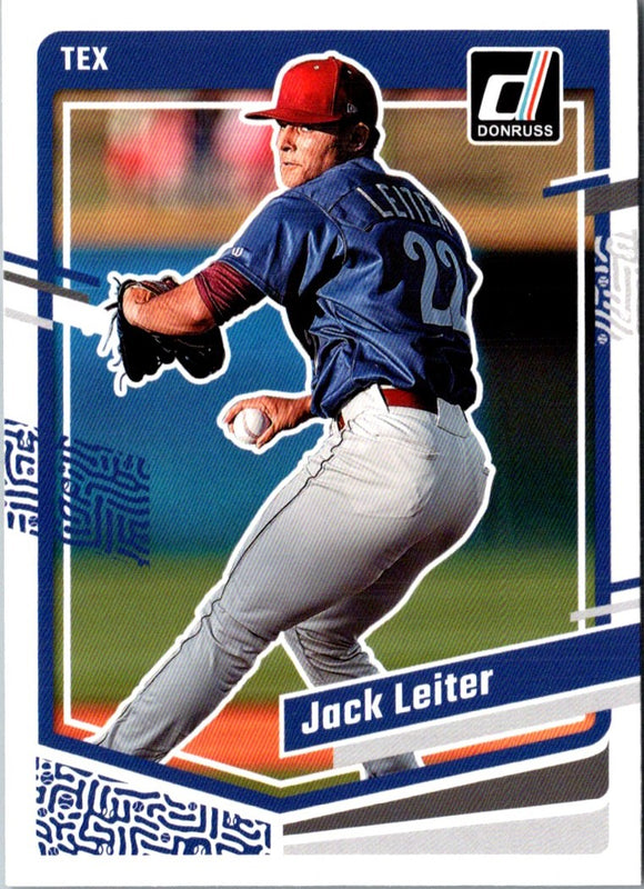2023 Donruss Holo Blue Jack Leiter #118