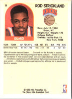 1989 Hoops Rod Strickland #8 Rookie