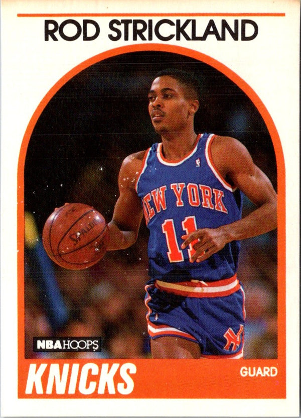 1989 Hoops Rod Strickland #8 Rookie