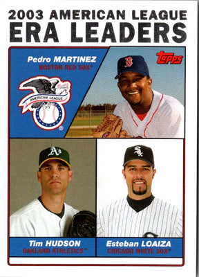 2004 Topps Pedro Martinez/Tim Hudson/Esteban Loaiza #341