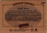 2001 Fleer Tradition Glossy Derrick Brooks #335