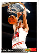 1992 Upper Deck Matt Geiger