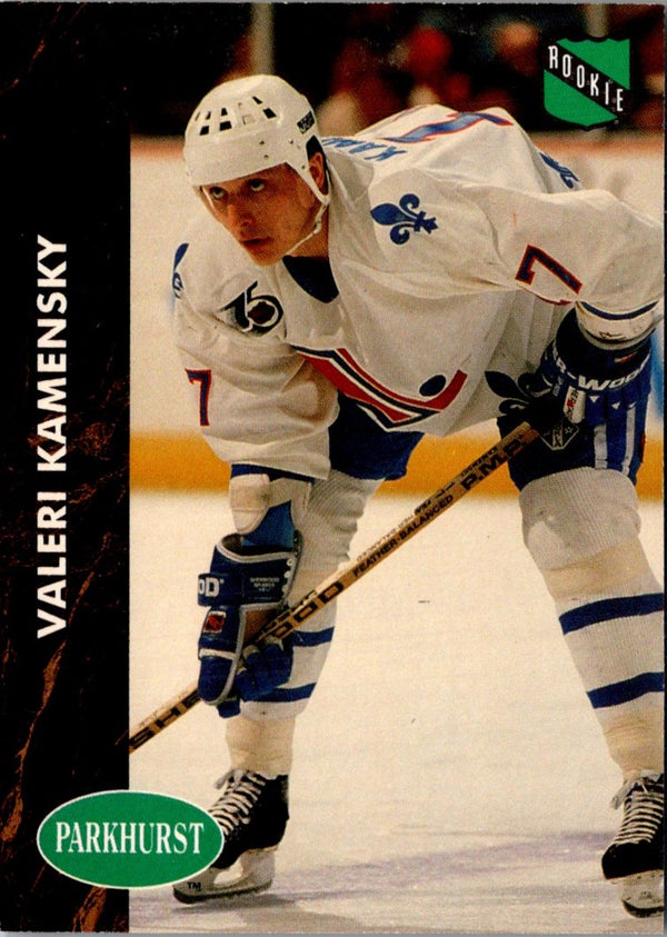 1991 Parkhurst Valeri Kamensky #362 Rookie