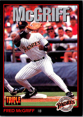 1993 Triple Play Fred McGriff #95