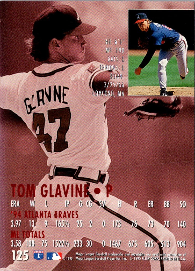 1995 Ultra Tom Glavine