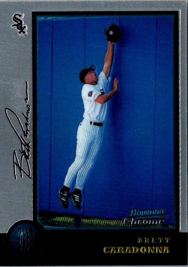 1998 Bowman Chrome Refractors Brett Caradonna #84