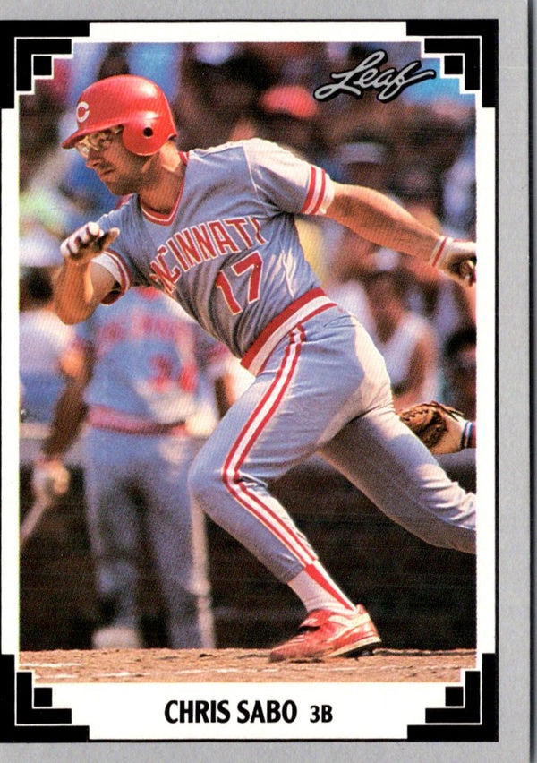 1991 Leaf Chris Sabo #65