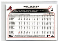 2022 Topps Chrome Austin Riley #116