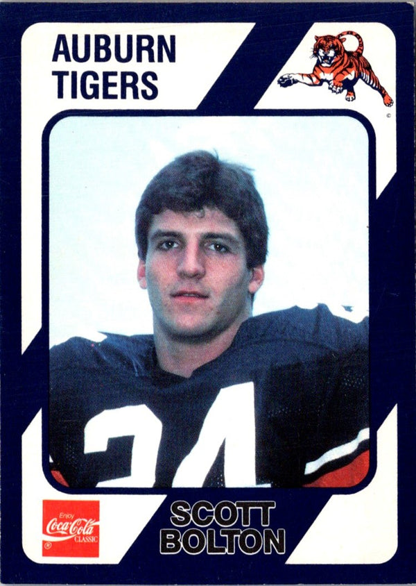 1989 Collegiate Collection Auburn Coke 580 Scott Bolton #124