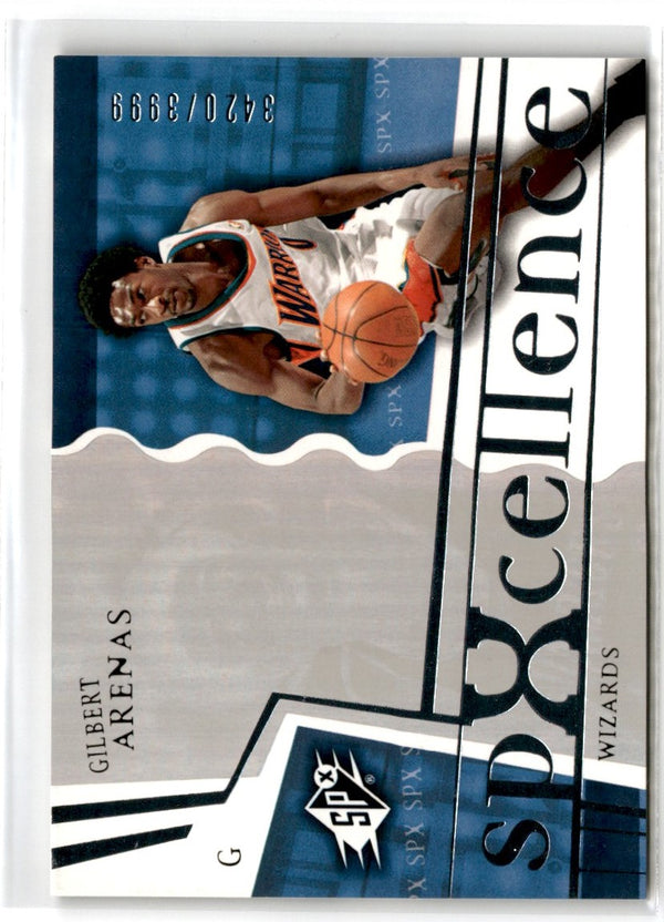 2003 SPx Gilbert Arenas #125 3420/3999