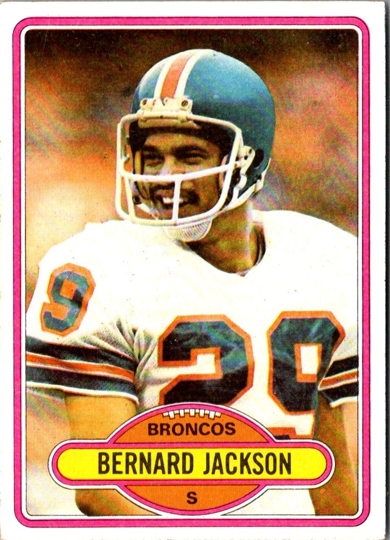 1980 Topps Bernard Jackson