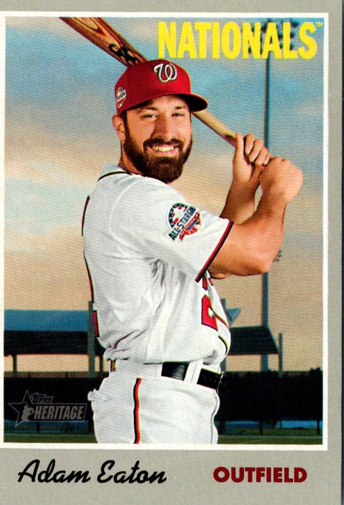 2019 Topps Heritage Adam Eaton