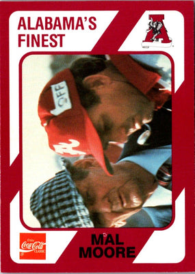 1989 Collegiate Collection Alabama Coke 580 Mal Moore #312