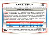 2014 Bowman Chrome Prospects Pierce Johnson #BCP24