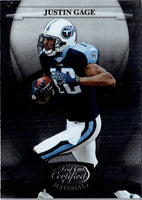 2008 Leaf Certified Justin Gage #142
