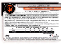 2024 Bowman Green Pattern Marco Luciano #18