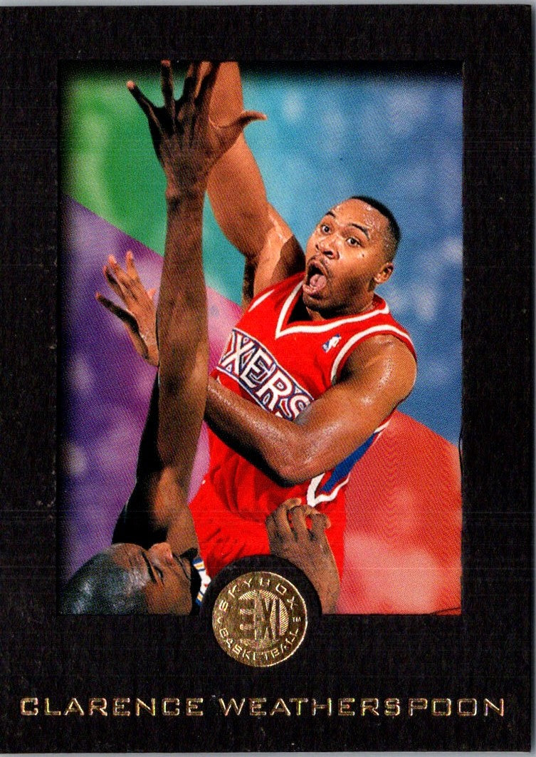 1995 SkyBox E-XL Clarence Weatherspoon