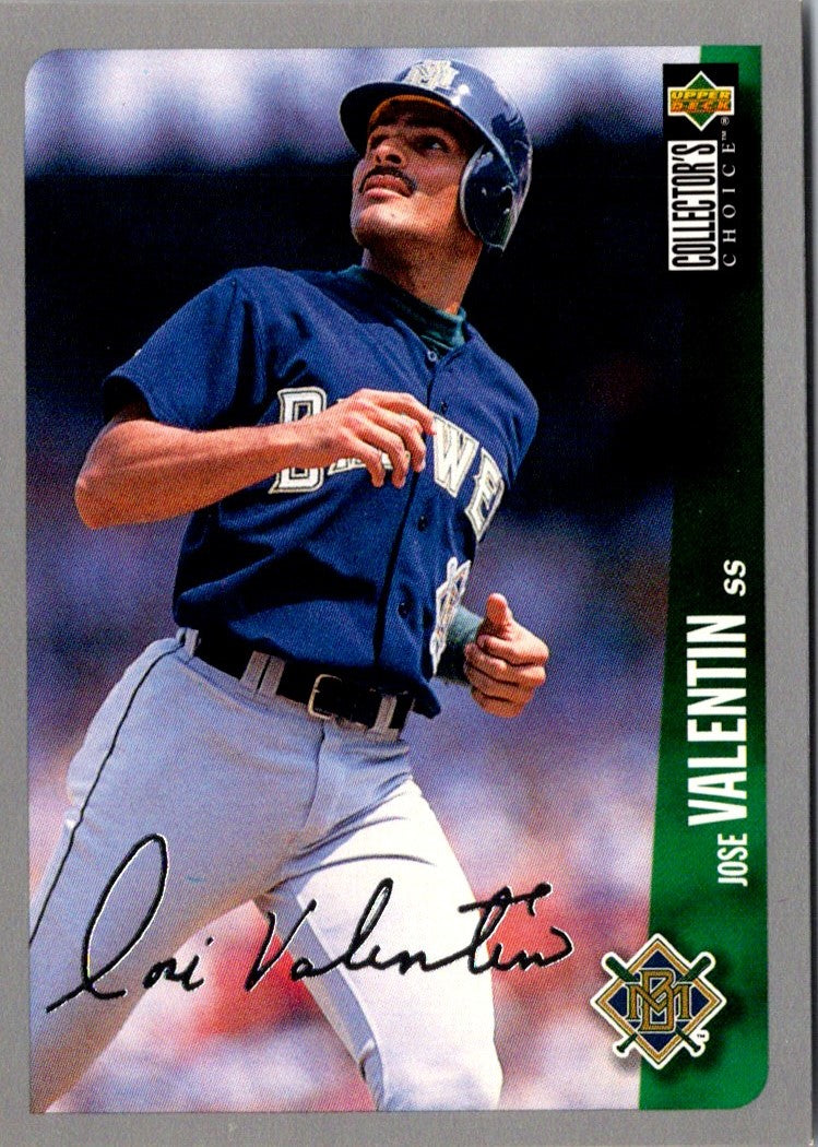 1996 Collector's Choice Silver Signature Jose Valentin
