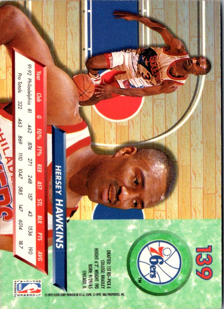 1992 Ultra Hersey Hawkins