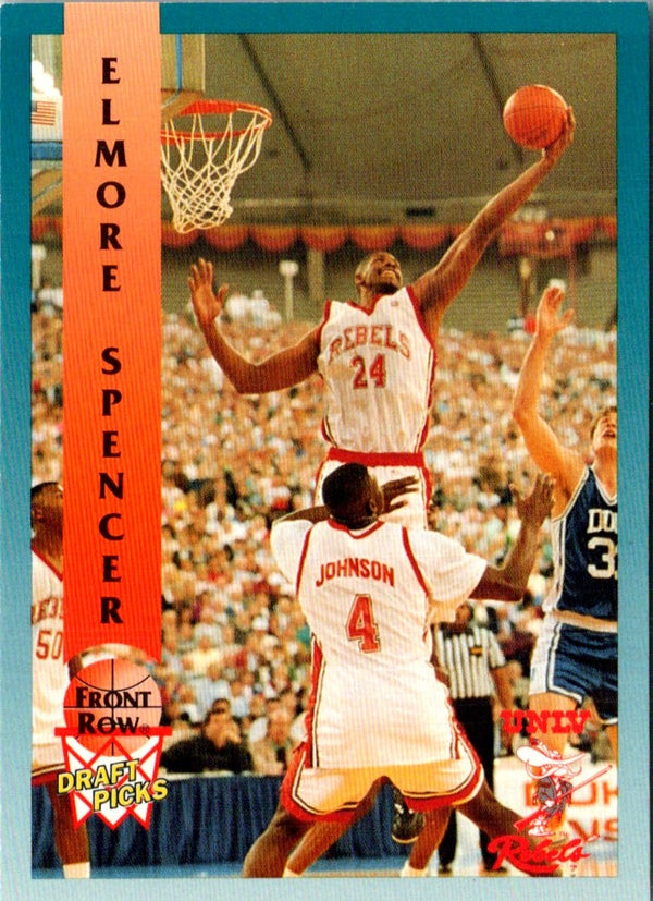 1992 Front Row Draft Picks Elmore Spencer #62