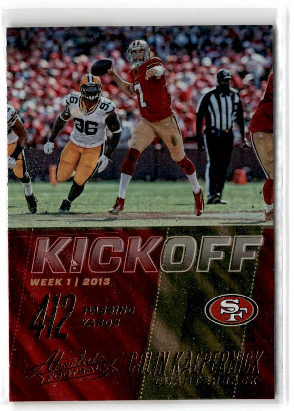 2017 Panini Absolute Kickoff Colin Kaepernick #20