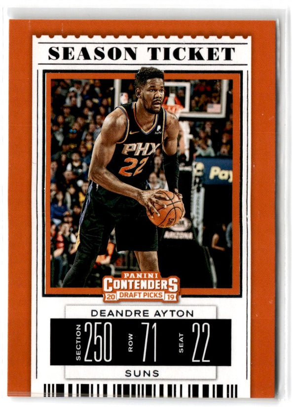 2019 Panini Contenders Draft Picks Ticket Foil Deandre Ayton #13