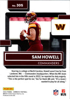 2022 Donruss Rated Rookies Sam Howell #305