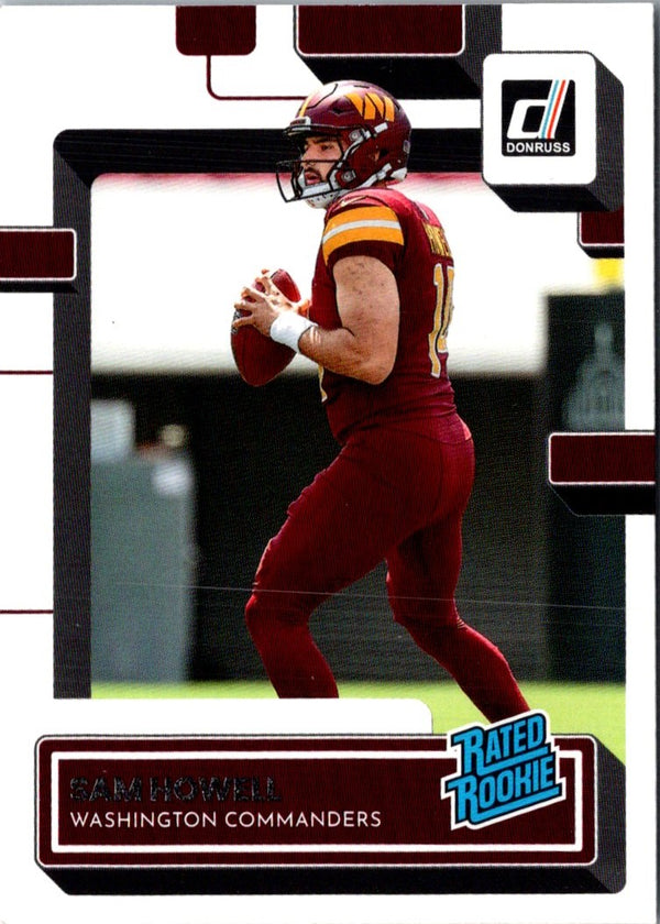 2022 Donruss Rated Rookies Sam Howell #305