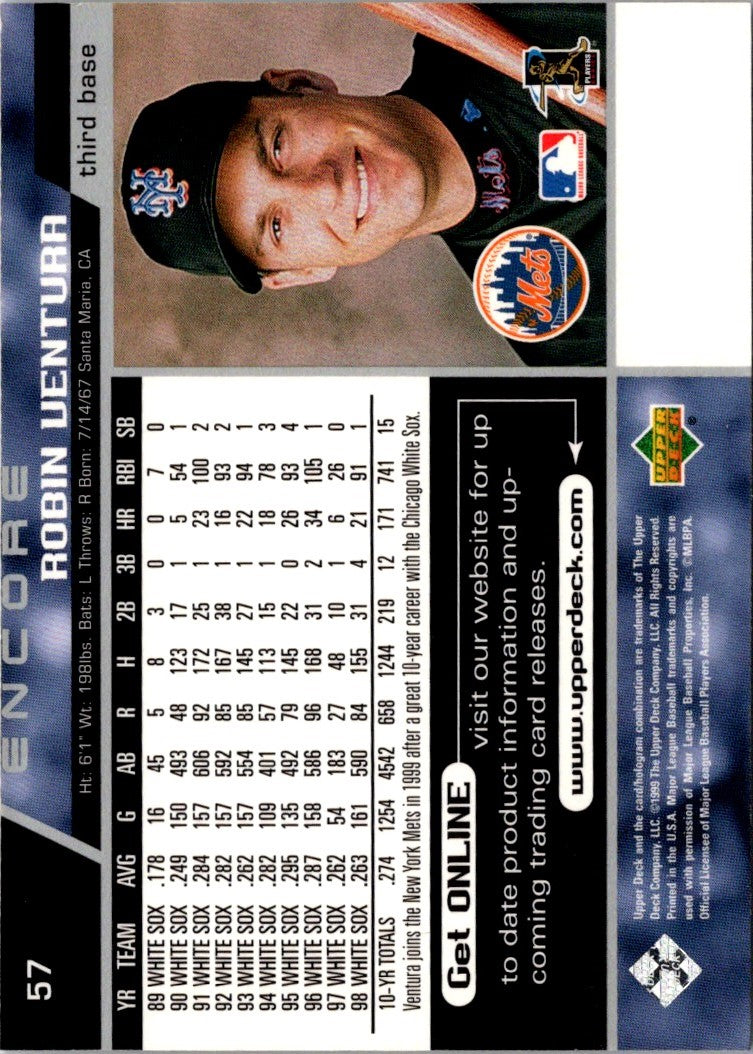 1999 Upper Deck Encore Robin Ventura