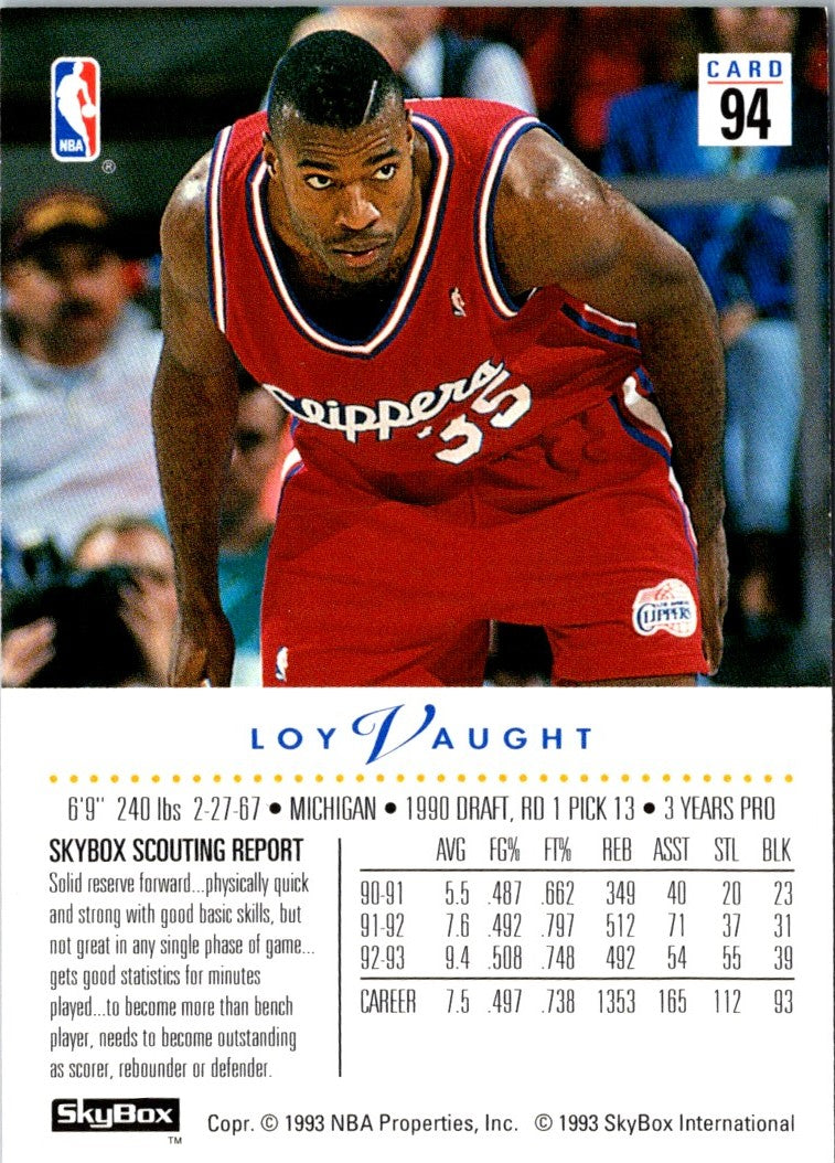 1993 SkyBox Loy Vaught