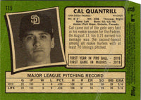 2020 Topps Heritage Cal Quantrill #115
