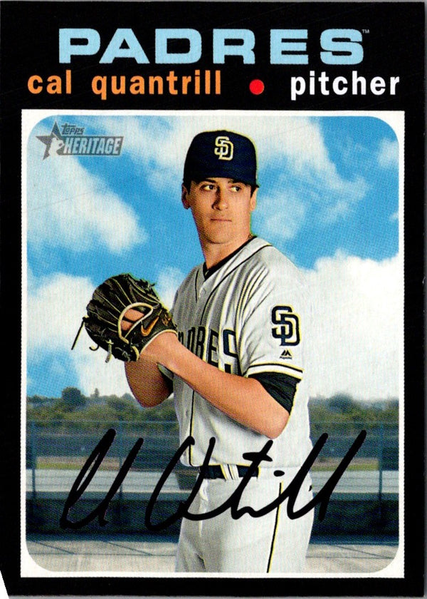 2020 Topps Heritage Cal Quantrill #115