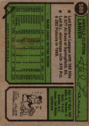 1974 Topps Hal Lanier