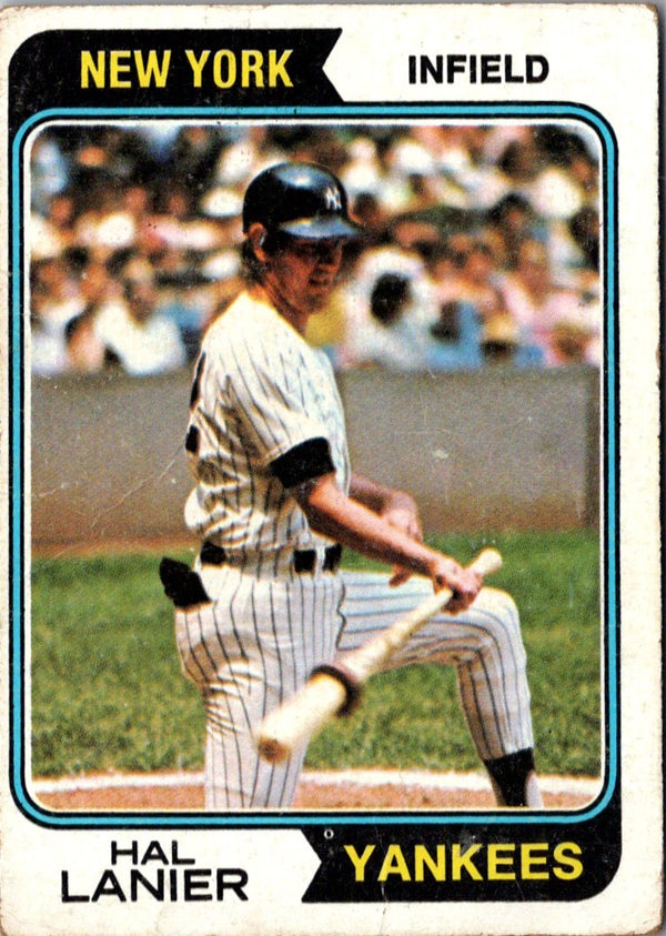 1974 Topps Hal Lanier #588