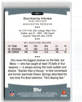 2010 Topps Platinum Santana Moss #97