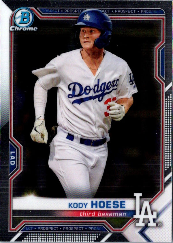 2021 Bowman Chrome Prospects Kody Hoese #BCP-39