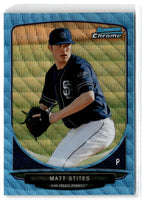 2013 Bowman Chrome Prospects Blue Wave Matt Stites #BCP41