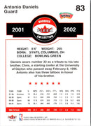 2001 Fleer Shoebox Antonio Daniels