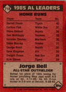 1986 Topps Jorge Bell