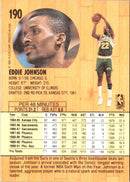 1991 Fleer Eddie Johnson