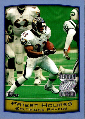 1999 Topps Season Opener Priest Holmes #37