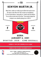 2020 Panini Chronicles Kenyon Martin Jr. #125 Rookie
