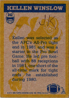 1982 Topps Kellen Winslow #242