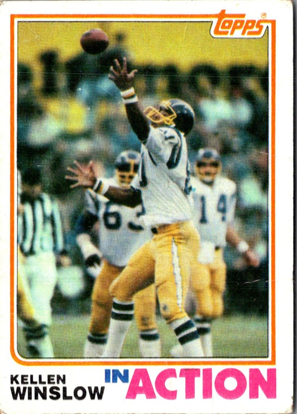 1982 Topps Kellen Winslow #242