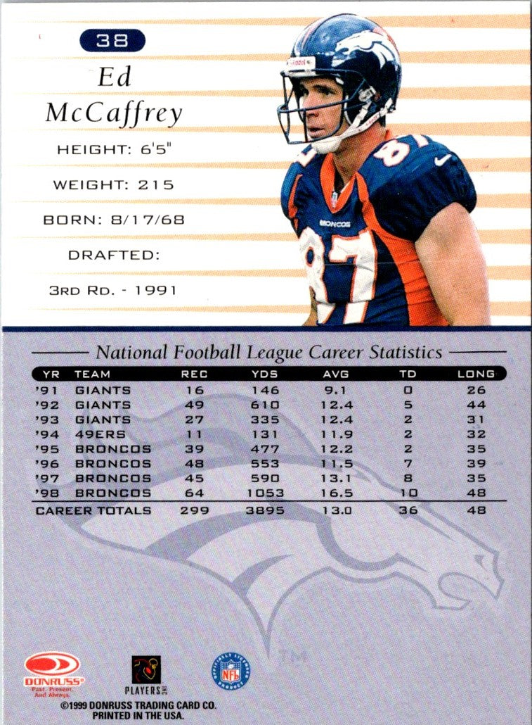 1999 Donruss Ed McCaffrey