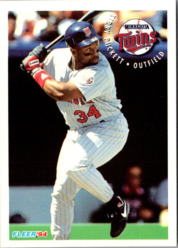 1994 Fleer Sunoco Kirby Puckett #21